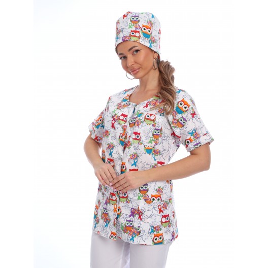 Куртка медицинская женская 42 принт